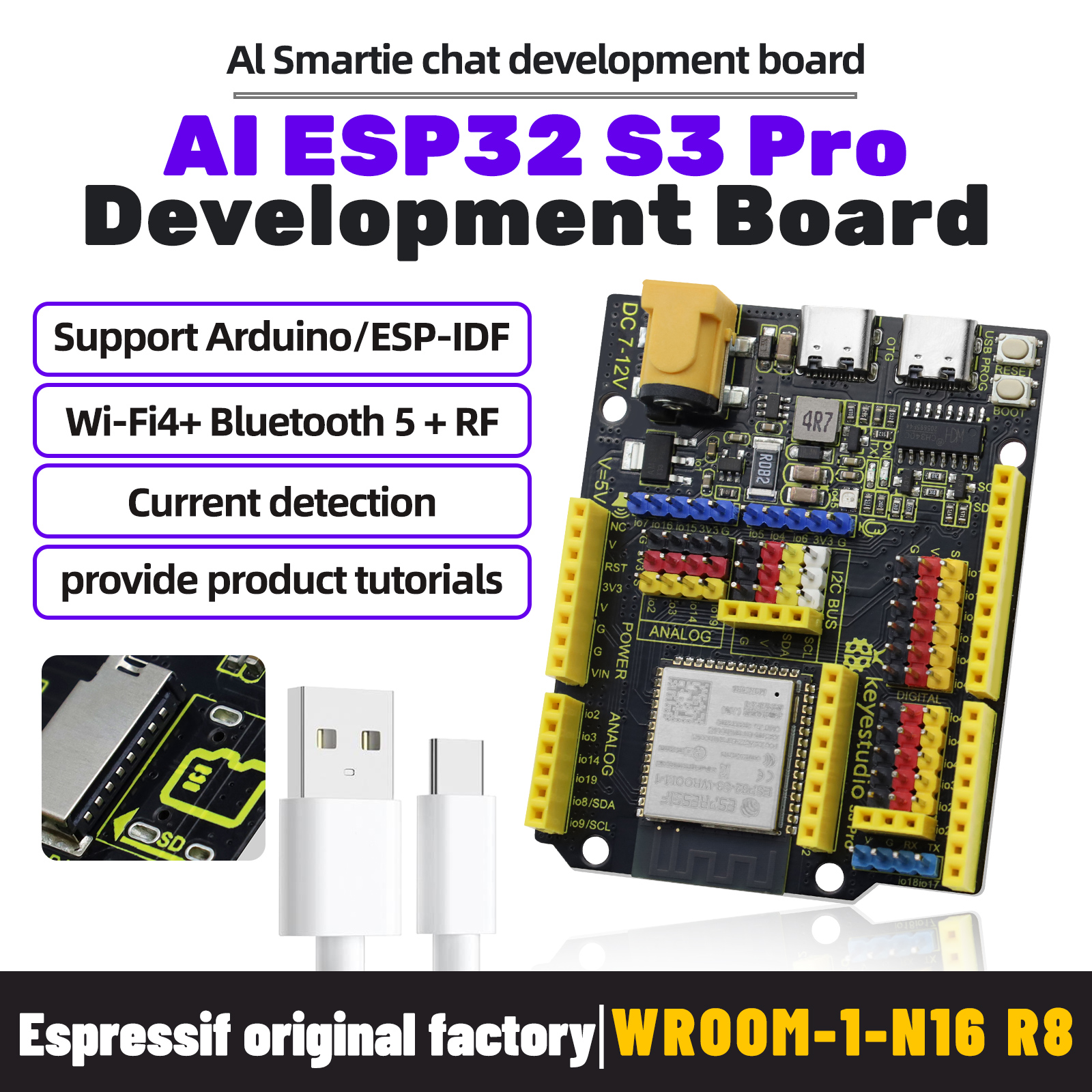 Kidsbits AI ESP32 S3 Pro Devel - Arduino Vending Machine Project ulasan dan harga