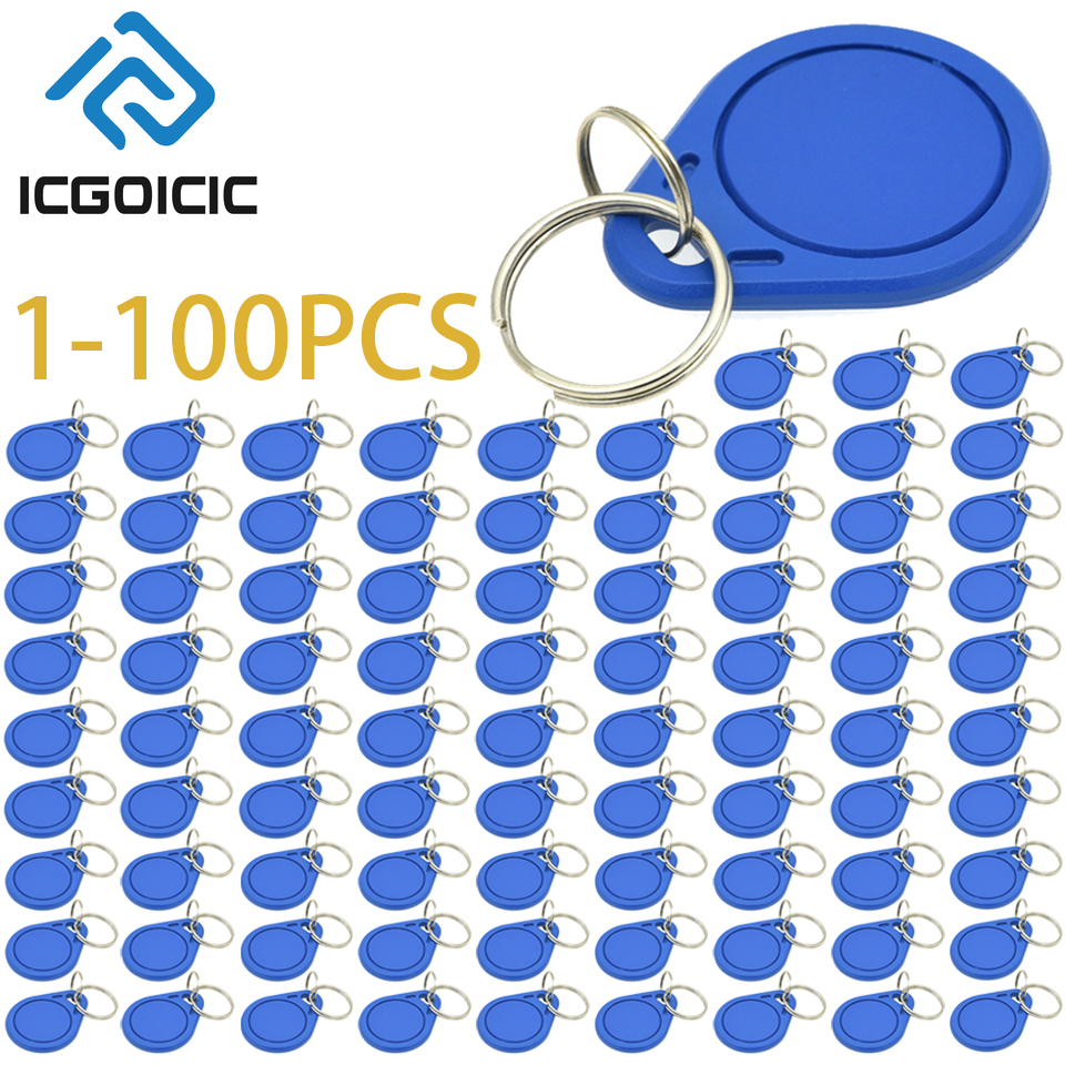 1-100pcs 13.56MHz RFID IC Key  - Arduino Vending Machine Project ulasan dan harga