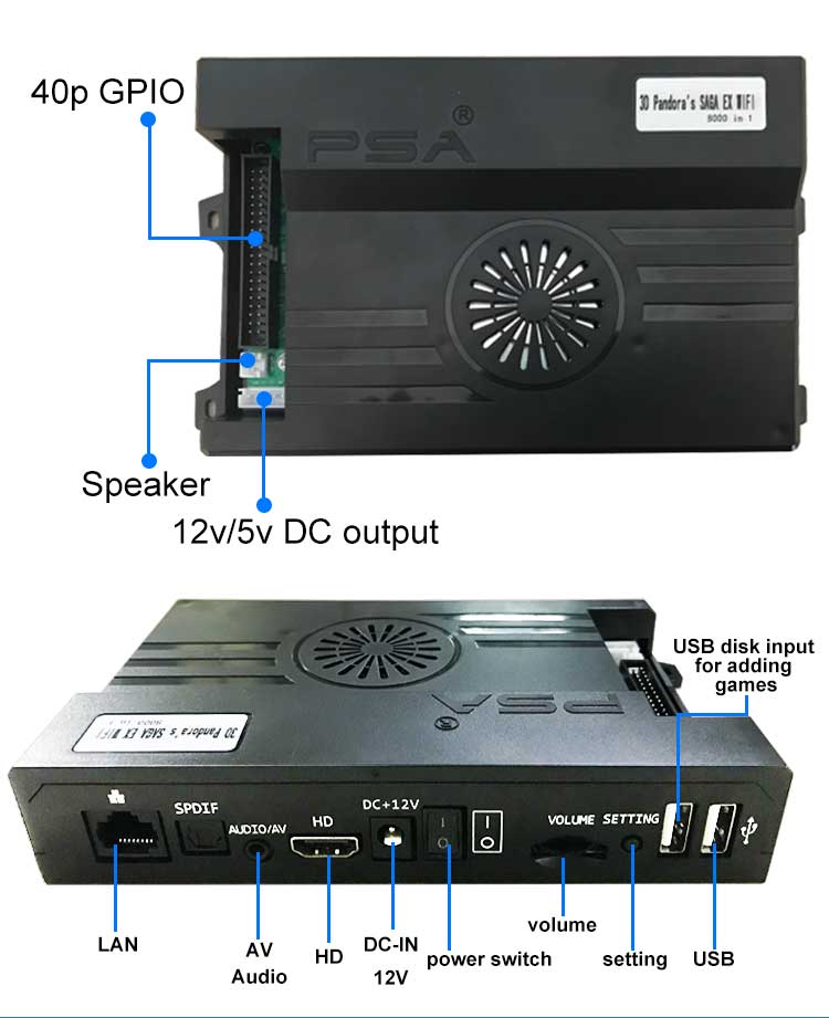 3D WIFI Pandoras Saga EX2 Box  - Trackball Controller Arcade ulasan dan harga