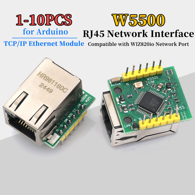 1/5/10Pcs W5500 Module TCP/IP  - Arduino Vending Machine Project ulasan dan harga