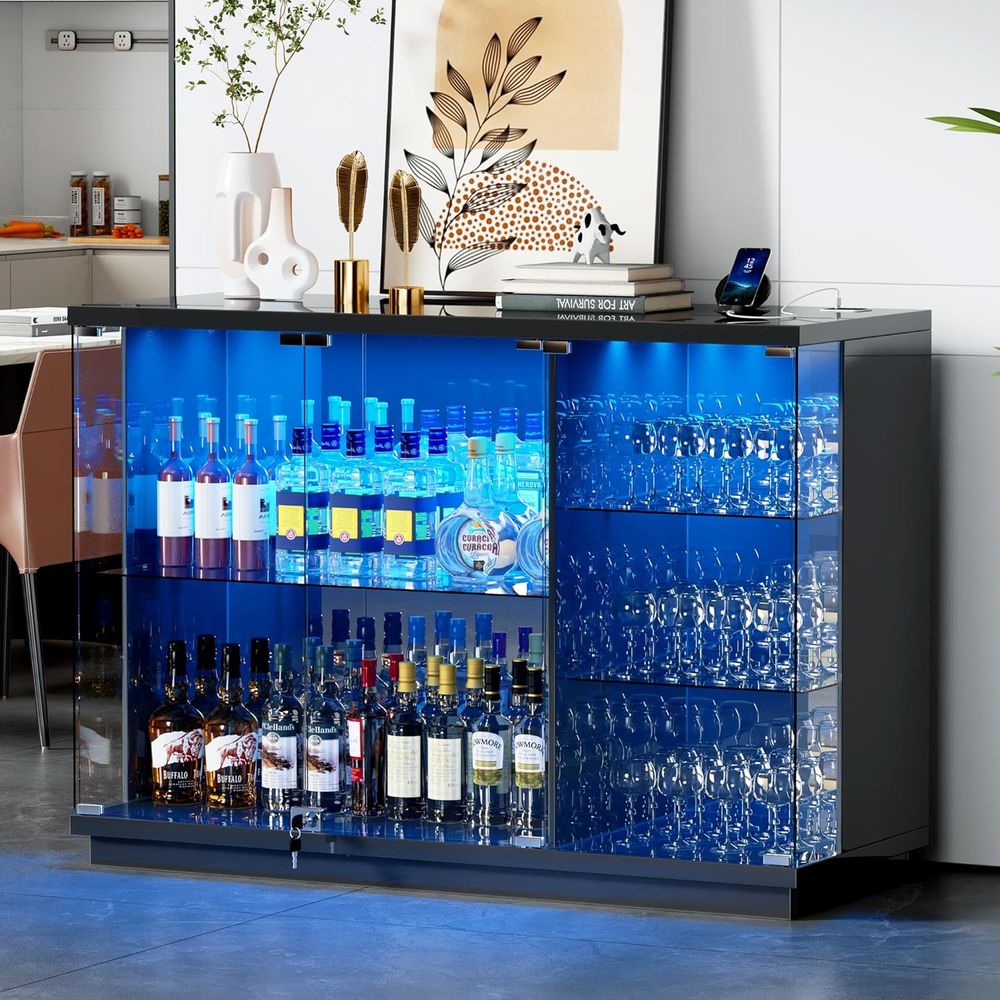 Glass Display Cabinet with Loc - Glass Cabinet Display ulasan dan harga