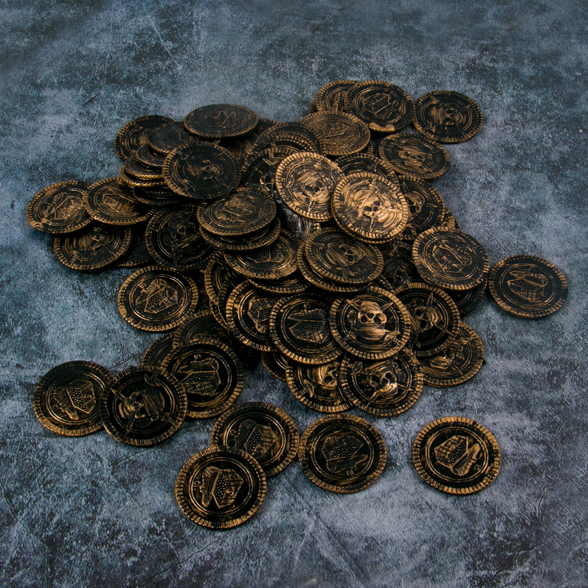 20/40pcs Pirate Coins Plastic  - Token Coin Mechanism ulasan dan harga