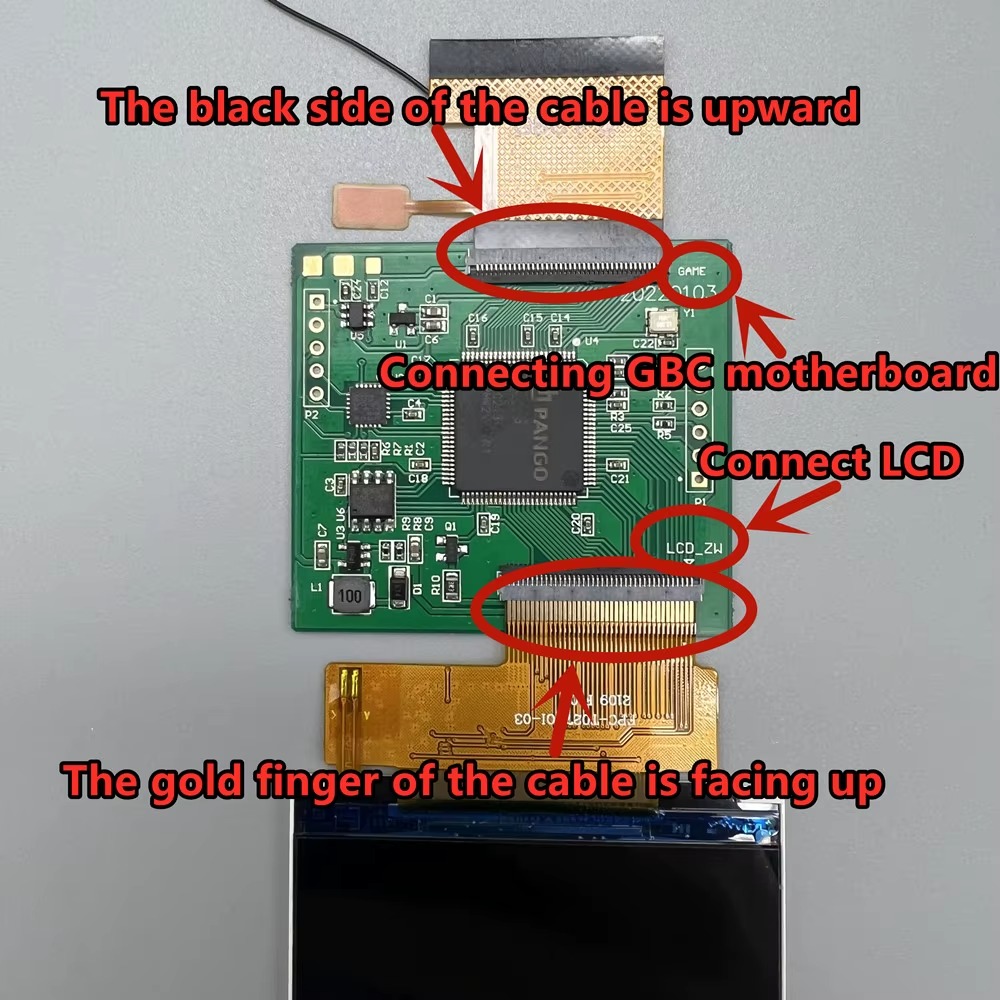 Original Size New 2.45 GBC IPS - Lcd Screen Arcade ulasan dan harga