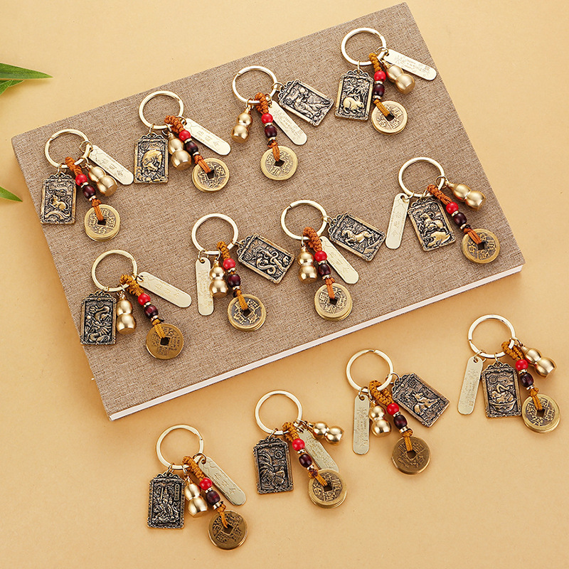 Copper zodiac Luck Token Keych - Token Coin Mechanism ulasan dan harga