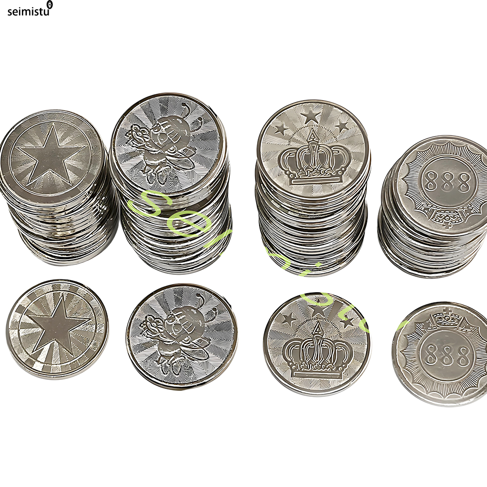 100pcs Coin Token Stainless St - Token Coin Mechanism ulasan dan harga