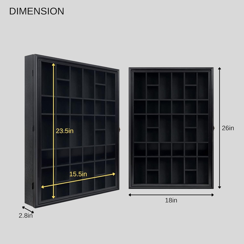 Shot Glass Display Cabinet Sol - Glass Cabinet Display ulasan dan harga
