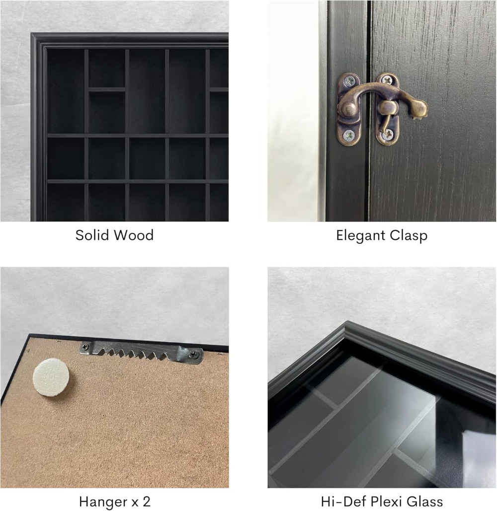 Shot Glass Display Cabinet Sol - Glass Cabinet Display ulasan dan harga