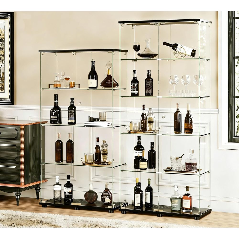 Double Door Glass Display Cabi - Glass Cabinet Display ulasan dan harga