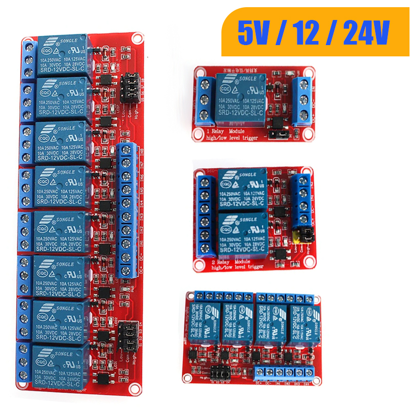 1PCS 5V 12V 24V 1/2/4/8 Channe - Arduino Vending Machine Project ulasan dan harga