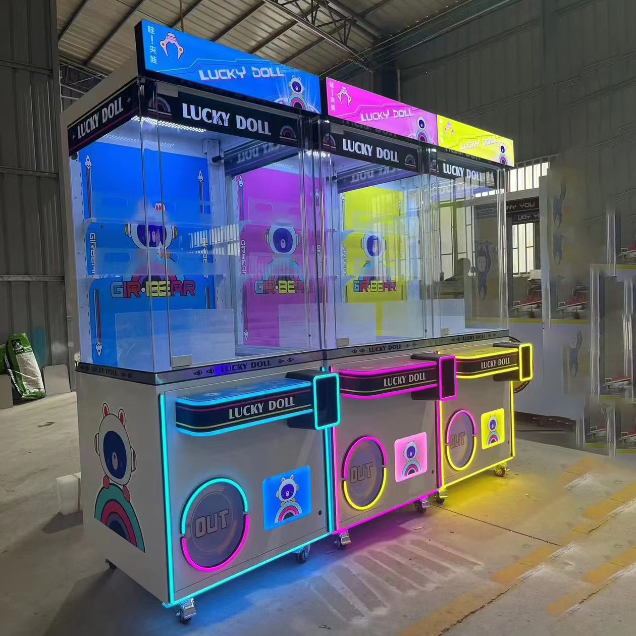 Mini Doll Crane Machine Arcade - Arcade Vending Machines ulasan dan harga