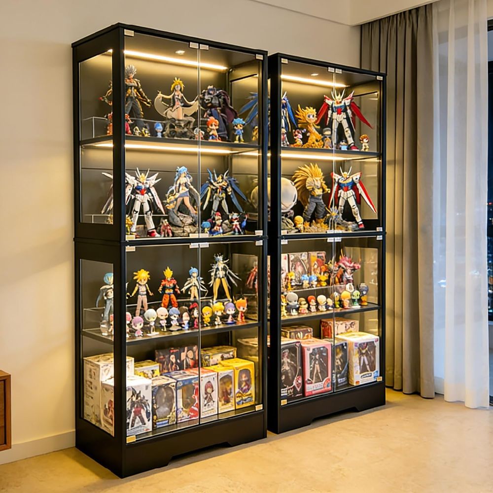 5.5ft Tall 2-Door Glass Displa - Glass Cabinet Display ulasan dan harga