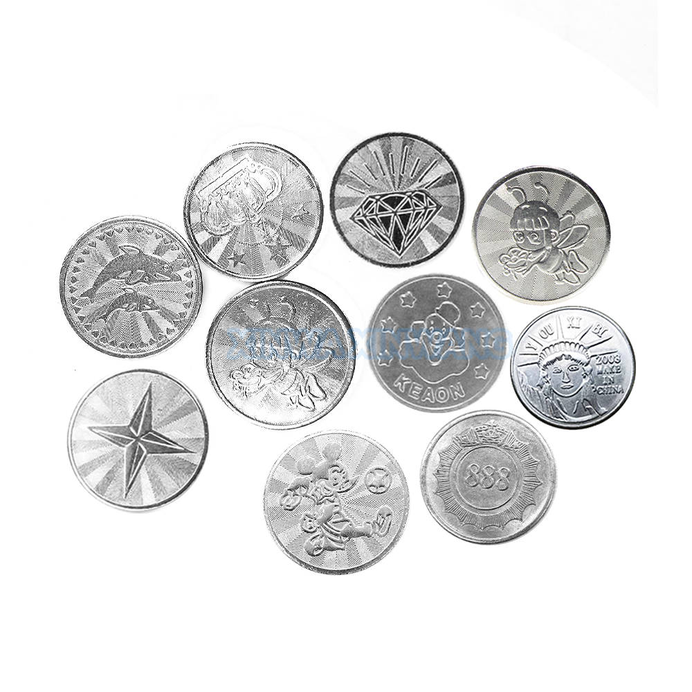 100PCS  Coins Tokens Stainless - Token Coin Mechanism ulasan dan harga