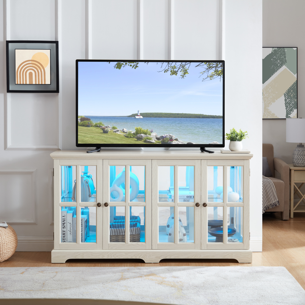 LED Curio Display Cabinet Vint - Glass Cabinet Display ulasan dan harga