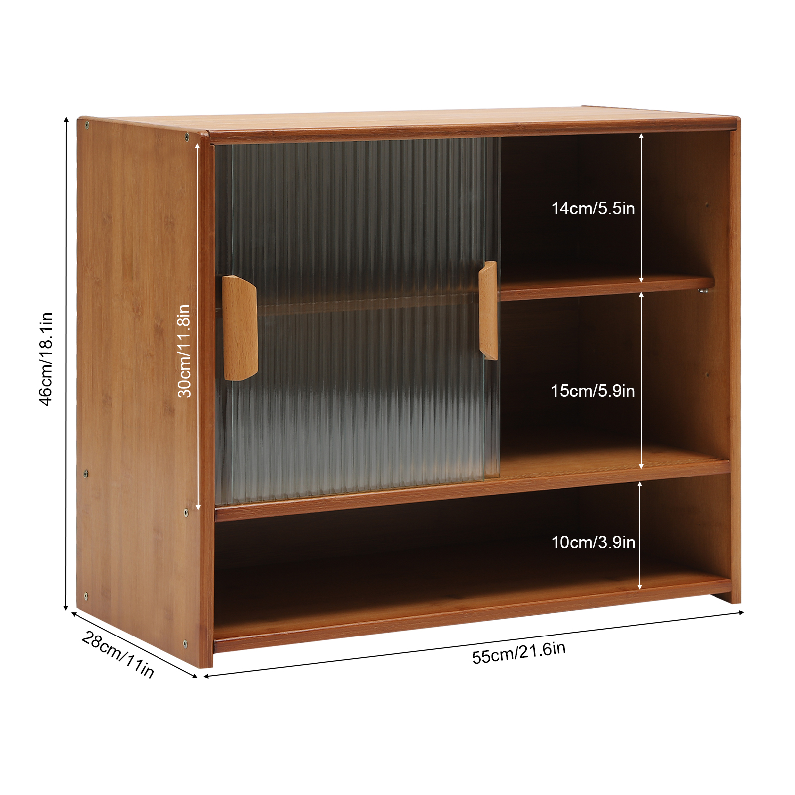 Bymaocar Display Cabinet Kitch - Glass Cabinet Display ulasan dan harga