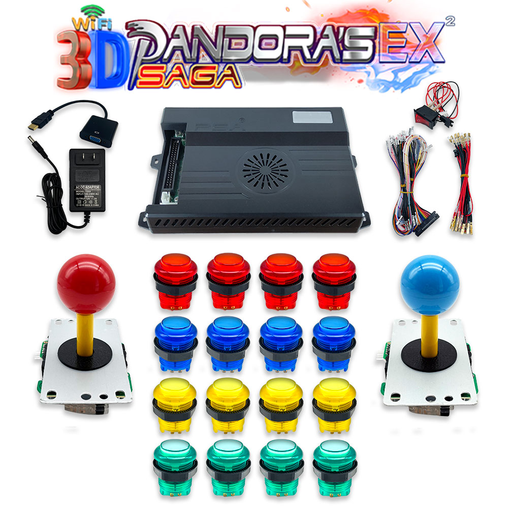 3D WiFi 10888 in 1 Pandora Sag - Trackball Controller Arcade ulasan dan harga