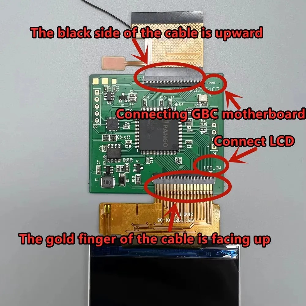 Original Size New 2.45 GBC IPS - Lcd Screen Arcade ulasan dan harga