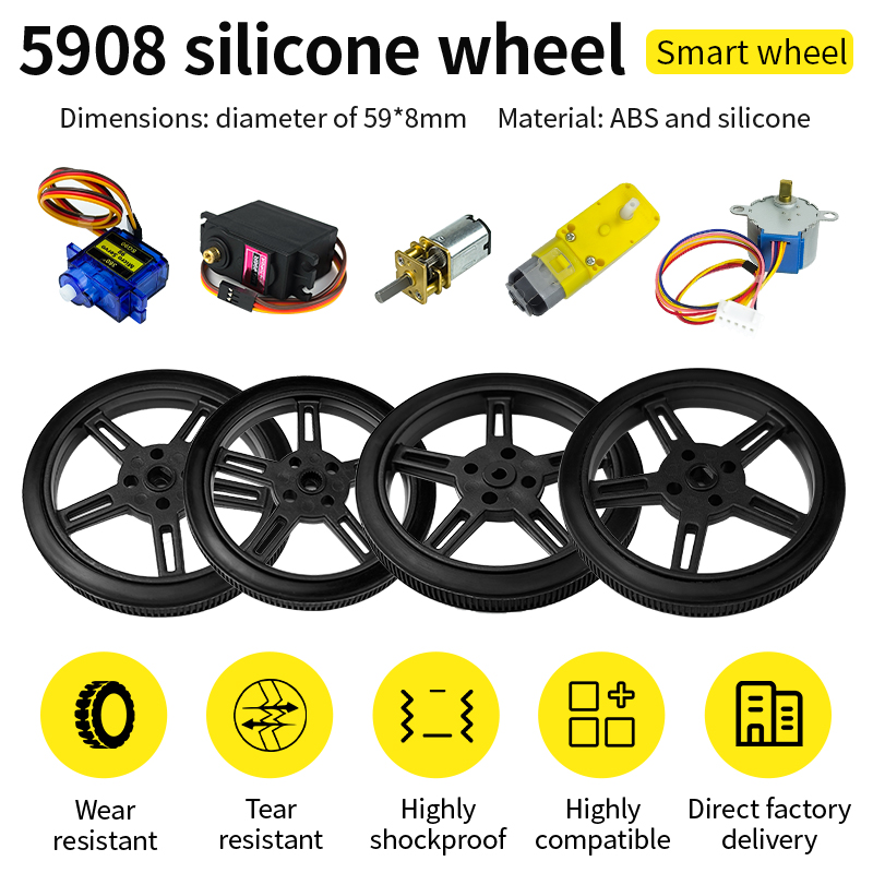 5908 Silicone Tire Wheel 360-d - Arduino Vending Machine Project ulasan dan harga