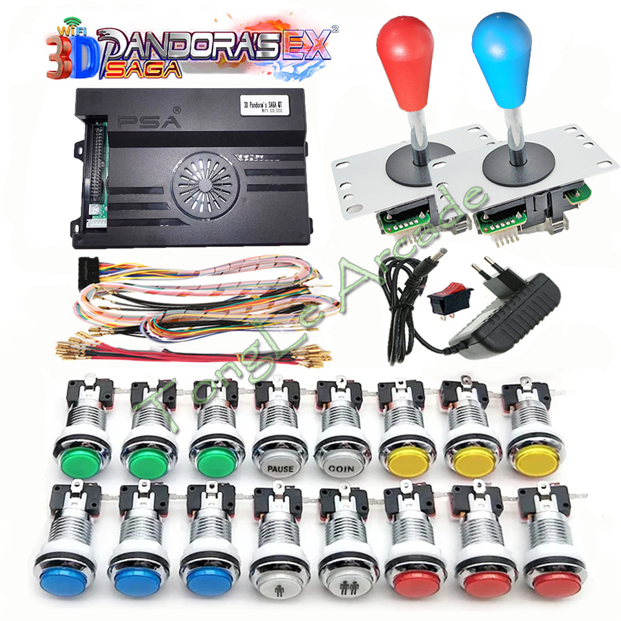 3D WiFi 10888 in 1 Pandora Sag - Trackball Controller Arcade ulasan dan harga