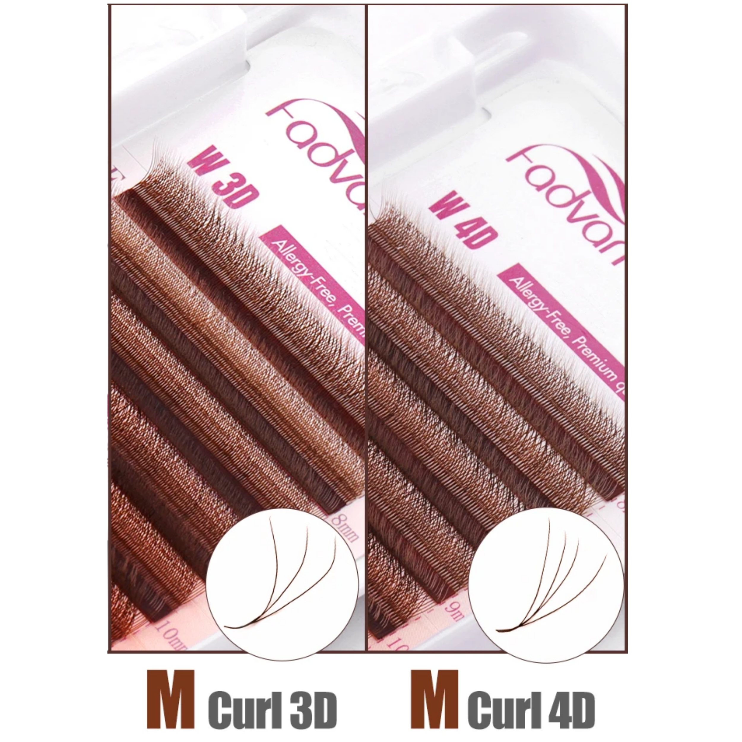 FADVAN Brown 3D/4D W Shape D C - Arcade Z ulasan dan harga