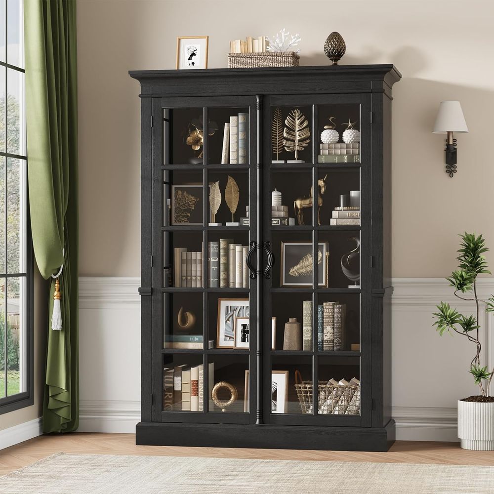 65 Tall Display Cabinet with A - Glass Cabinet Display ulasan dan harga