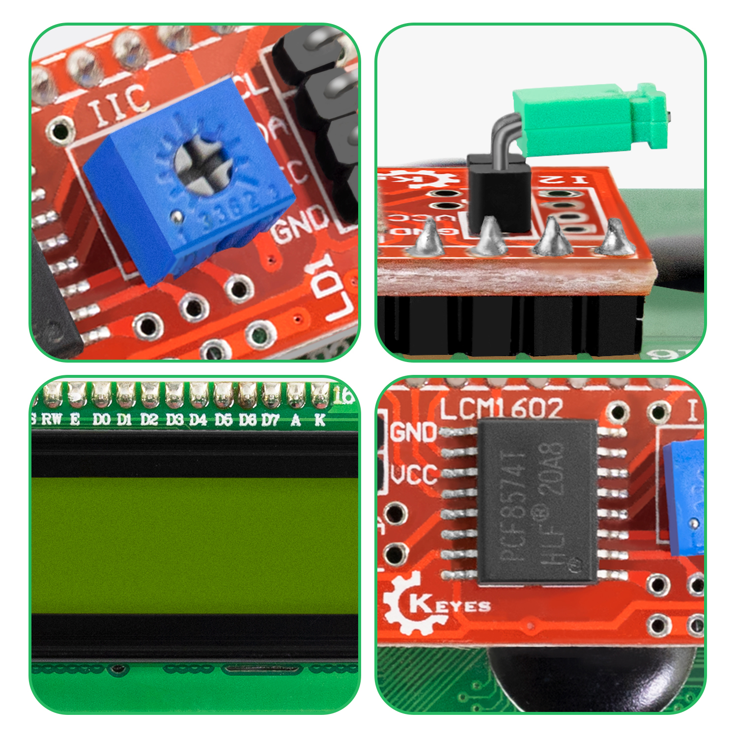 KEYES DC 3.3V LCD1602+I2C Modu - Arduino Vending Machine Project ulasan dan harga